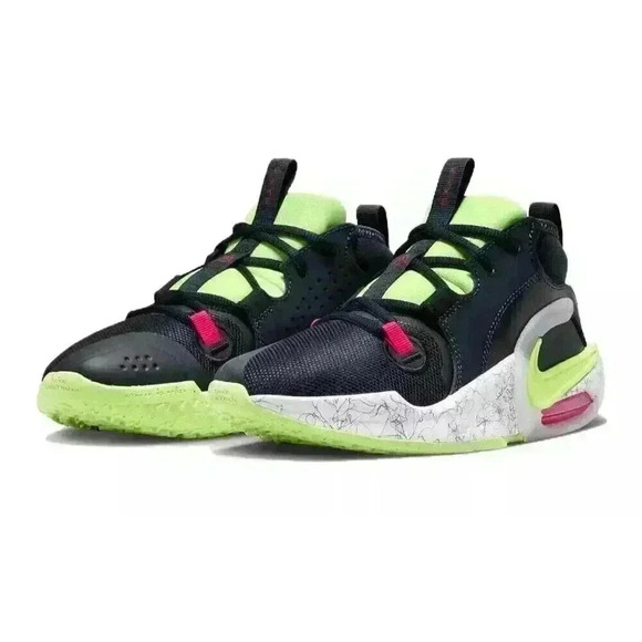 Nike Air Zoom Crossover 2 Mid Dark Obsidian Lime Blast - FB2689-400 5Y New - Picture 1 of 7